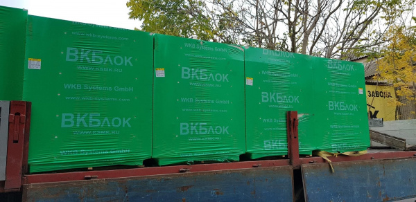 Газосиликатные П-образные блоки ВКБлок 500x250x250, D500